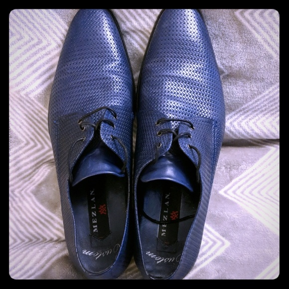 Mezlan Other - Mezlan Blue Martini Oxfords (10M)